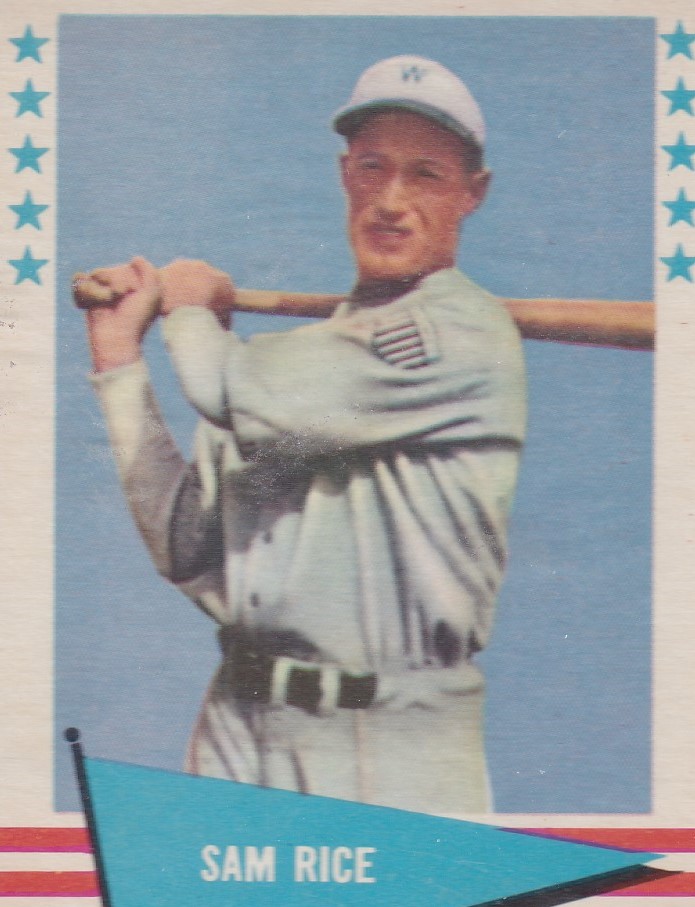 Aug. 7, 1915: Sam Rice debuts on the mound as the Big Train starts in ...
